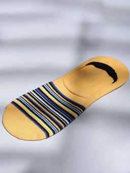 Jack & Jones - Men Striped Yellow Socks