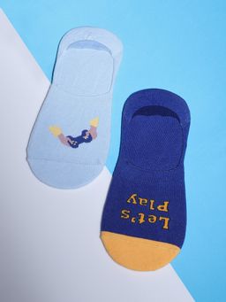 Jack & Jones - Men Printed Multicolor Socks (Pack of 2)