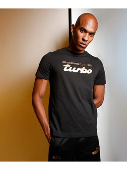 Puma - Porsche Legacy Motorsports Metal Energy Logo Men Black T-Shirt
