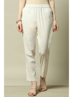 Rangriti - Women White Rayon Pant