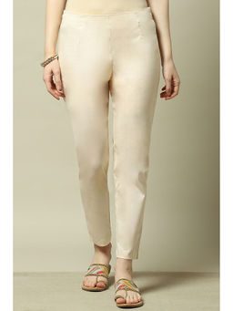 Rangriti - Women White Cotton Pant