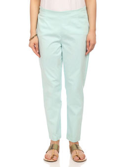 Rangriti - Women Blue Lycra Pant