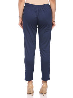Rangriti - Women Blue Lycra Pant