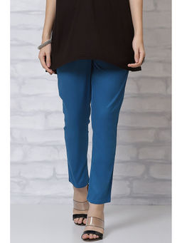 Rangriti - Women Blue Lycra Pant