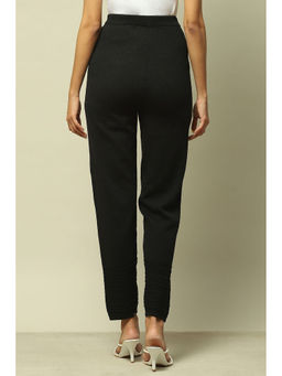 Rangriti - Women Black Acrylic Leggings