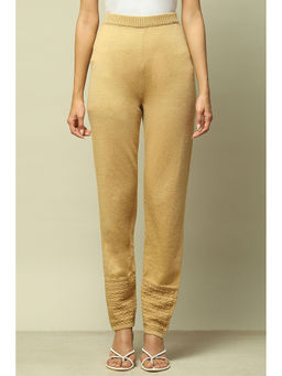 Rangriti - Women Beige Acrylic Leggings