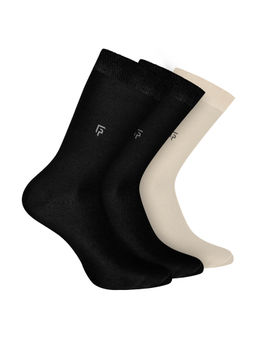 Footprints - Odour Free Organic Cotton Bamboo Men Formal Socks (Pack of 3)