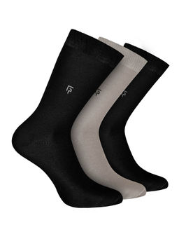 Footprints - Odour Free Organic Cotton Bamboo Men Formal Socks (Pack of 3)