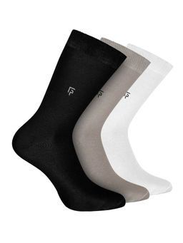 Footprints - Odour Free Organic Cotton Bamboo Men Formal Socks (Pack of 3)