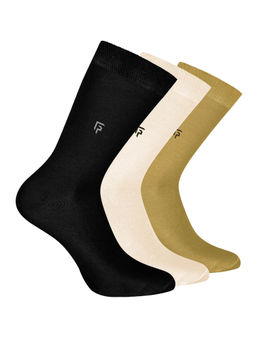 Footprints - Odour Free Organic Cotton Bamboo Men Formal Socks (Pack of 3)