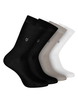 Footprints - Odour Free Organic Cotton Bamboo Men Formal Socks (Pack of 4)