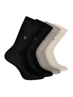 Footprints - Odour Free Organic Cotton Bamboo Men Formal Socks (Pack of 4)
