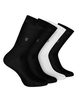 Footprints - Odour Free Organic Cotton Bamboo Men Formal Socks (Pack of 4)