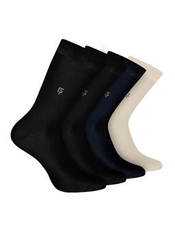 Footprints - Odour Free Organic Cotton Bamboo Men Formal Socks (Pack of 4)