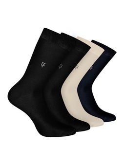 Footprints - Odour Free Organic Cotton Bamboo Men Formal Socks (Pack of 4)