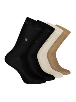 Footprints - Odour Free Organic Cotton Bamboo Men Formal Socks (Pack of 4)