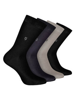 Footprints - Odour Free Organic Cotton Bamboo Men Formal Socks (Pack of 4)