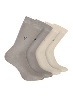 Footprints - Odour Free Organic Cotton Bamboo Men Formal Socks (Pack of 4)
