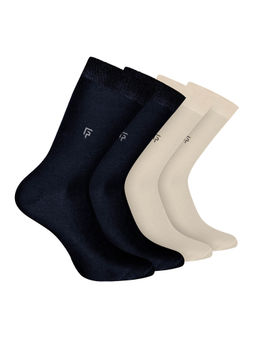 Footprints - Odour Free Organic Cotton Bamboo Men Formal Socks (Pack of 4)