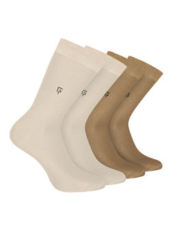 Footprints - Odour Free Organic Cotton Bamboo Men Formal Socks (Pack of 4)