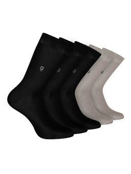 Footprints - Odour Free Organic Cotton Bamboo Men Formal Socks (Pack of 5)