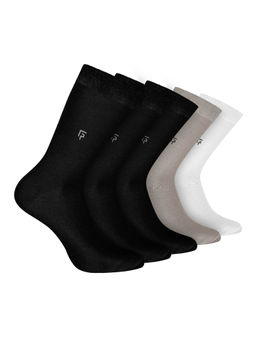 Footprints - Odour Free Organic Cotton Bamboo Men Formal Socks (Pack of 5)