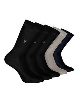 Footprints - Odour Free Organic Cotton Bamboo Men Formal Socks (Pack of 5)