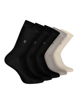 Footprints - Odour Free Organic Cotton Bamboo Men Formal Socks (Pack of 5)
