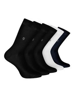 Footprints - Odour Free Organic Cotton Bamboo Men Formal Socks (Pack of 5)