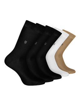 Footprints - Odour Free Organic Cotton Bamboo Men Formal Socks (Pack of 5)