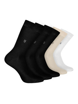 Footprints - Odour Free Organic Cotton Bamboo Men Formal Socks (Pack of 5)