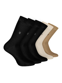 Footprints - Odour Free Organic Cotton Bamboo Men Formal Socks (Pack of 5)