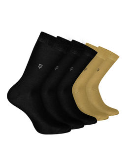 Footprints - Odour Free Organic Cotton Bamboo Men Formal Socks (Pack of 5)