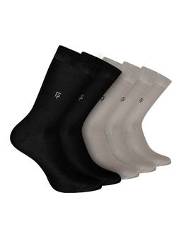 Footprints - Odour Free Organic Cotton Bamboo Men Formal Socks (Pack of 5)