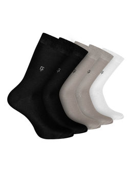 Footprints - Odour Free Organic Cotton Bamboo Men Formal Socks (Pack of 5)