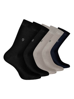 Footprints - Odour Free Organic Cotton Bamboo Men Formal Socks (Pack of 5)