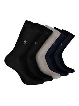 Footprints - Odour Free Organic Cotton Bamboo Men Formal Socks (Pack of 5)