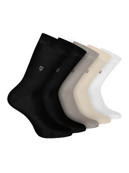 Footprints - Odour Free Organic Cotton Bamboo Men Formal Socks (Pack of 5)