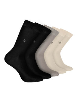 Footprints - Odour Free Organic Cotton Bamboo Men Formal Socks (Pack of 5)