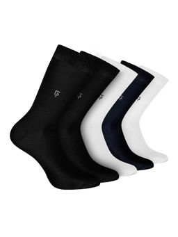 Footprints - Odour Free Organic Cotton Bamboo Men Formal Socks (Pack of 5)