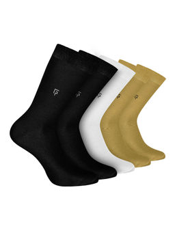 Footprints - Odour Free Organic Cotton Bamboo Men Formal Socks (Pack of 5)