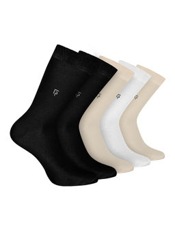 Footprints - Odour Free Organic Cotton Bamboo Men Formal Socks (Pack of 5)