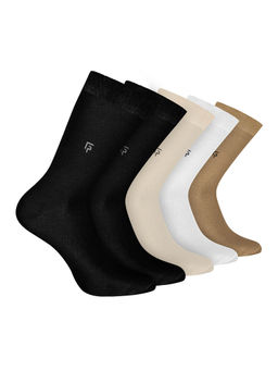 Footprints - Odour Free Organic Cotton Bamboo Men Formal Socks (Pack of 5)