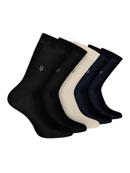 Footprints - Odour Free Organic Cotton Bamboo Men Formal Socks (Pack of 5)
