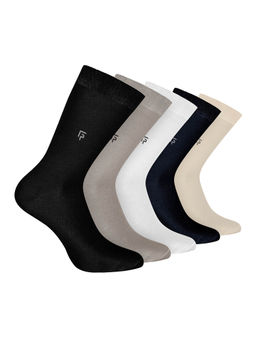 Footprints - Odour Free Organic Cotton Bamboo Men Formal Socks (Pack of 5)