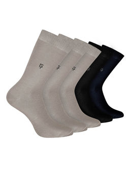 Footprints - Odour Free Organic Cotton Bamboo Men Formal Socks (Pack of 5)