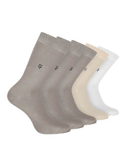 Footprints - Odour Free Organic Cotton Bamboo Men Formal Socks (Pack of 5)