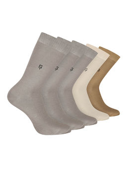 Footprints - Odour Free Organic Cotton Bamboo Men Formal Socks (Pack of 5)