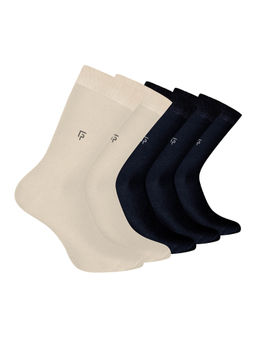 Footprints - Odour Free Organic Cotton Bamboo Men Formal Socks (Pack of 5)