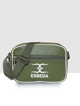 ESBEDA - Olive Colour Small Boxy Sling Bag for Women